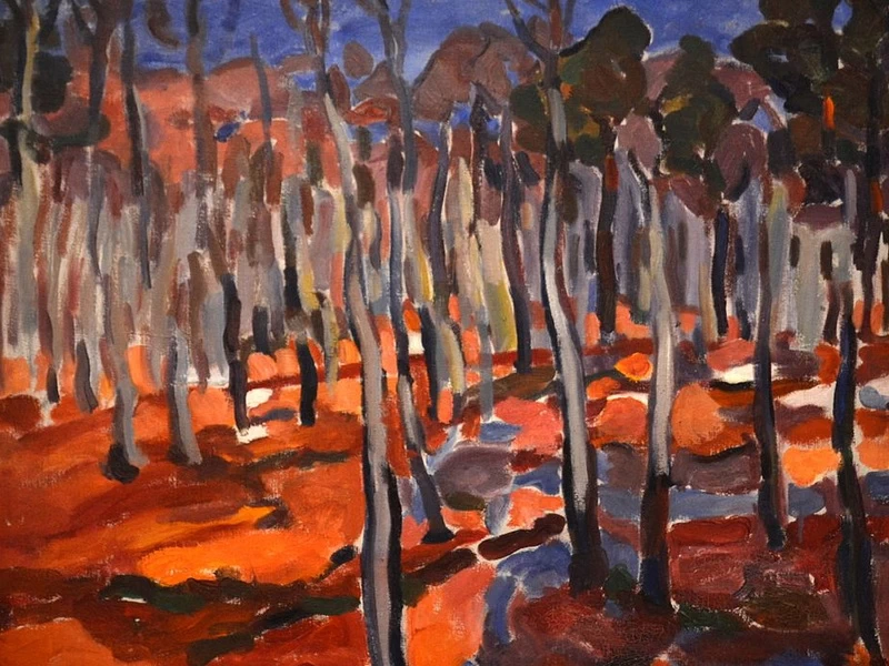 1886-Jindřich Prucha - All'interno della foresta di faggi (1911)